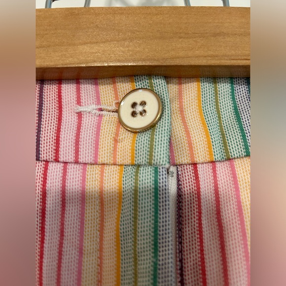 Crown & Ivy Shelby colorful rainbow stripe shorts - Picture 4 of 14